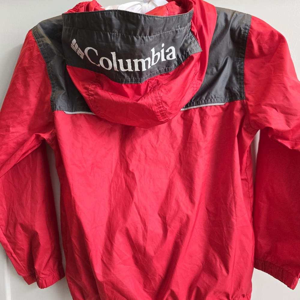 Columbia Kids Red pullover windbreaker